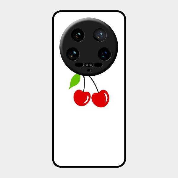 Cherry Glass Case Cover For Xiaomi 14 Ultra