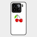 Cherry Glass Case Cover For Xiaomi 15 5G