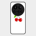 Cherry Glass Case Cover For Xiaomi 15 Ultra 5G
