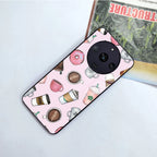 Cute Coffee Snacks Glass Case Cover For Realme/Narzo - ShopOnCliQ