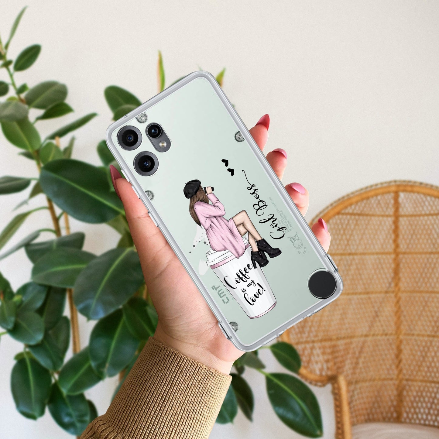 Coffee Lover Customize Transparent Silicon Case For Nothing