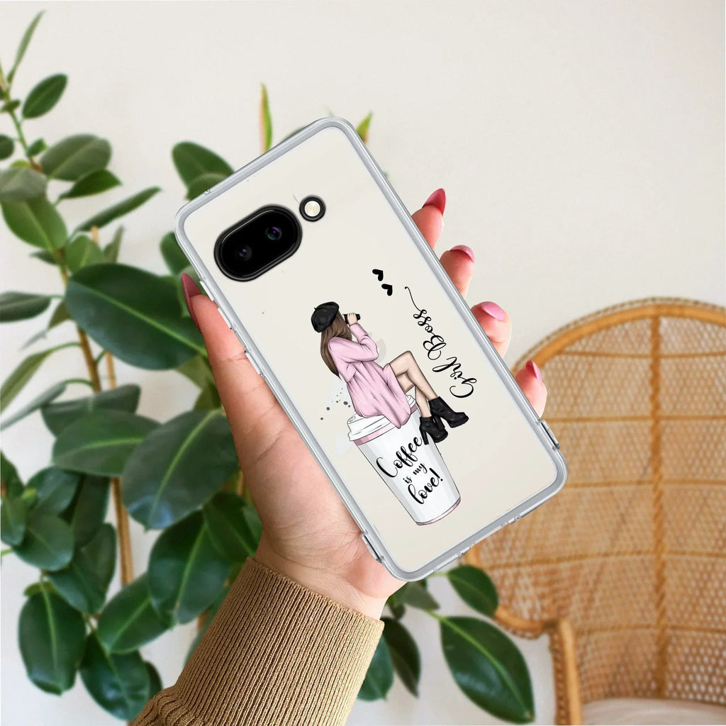 Coffee Lover Customize Anti Yellow Case For Google Pixel 10a 5G