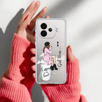 Coffee Lover Customize Transparent Silicon Case For iQOO Neo 10R 5G