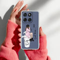 Coffee Lover Customize Transparent Silicon Case For Motorola Edge 50 Neo