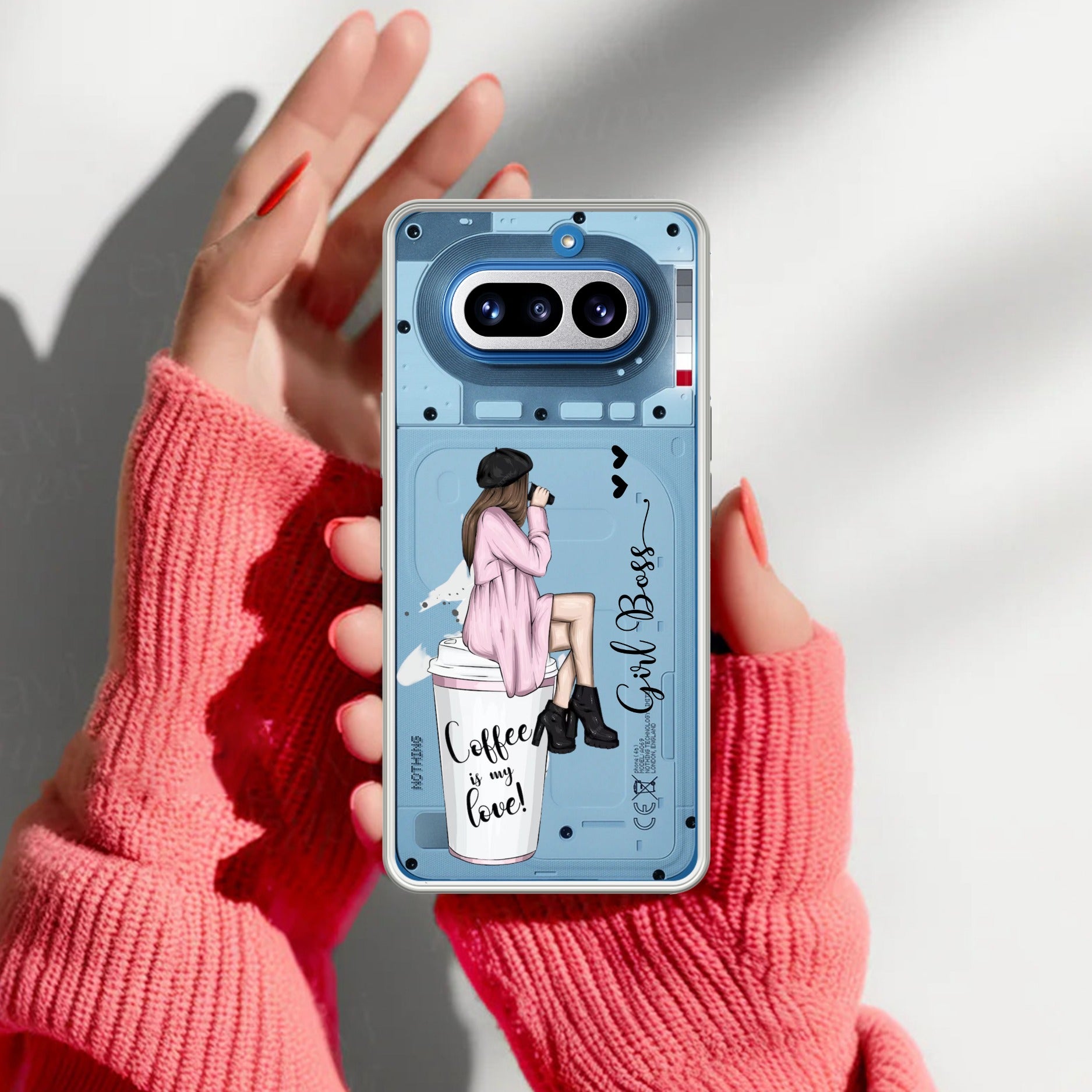 Coffee Lover Customize Anti Yellow Case For Nothing Phone 4A 5G