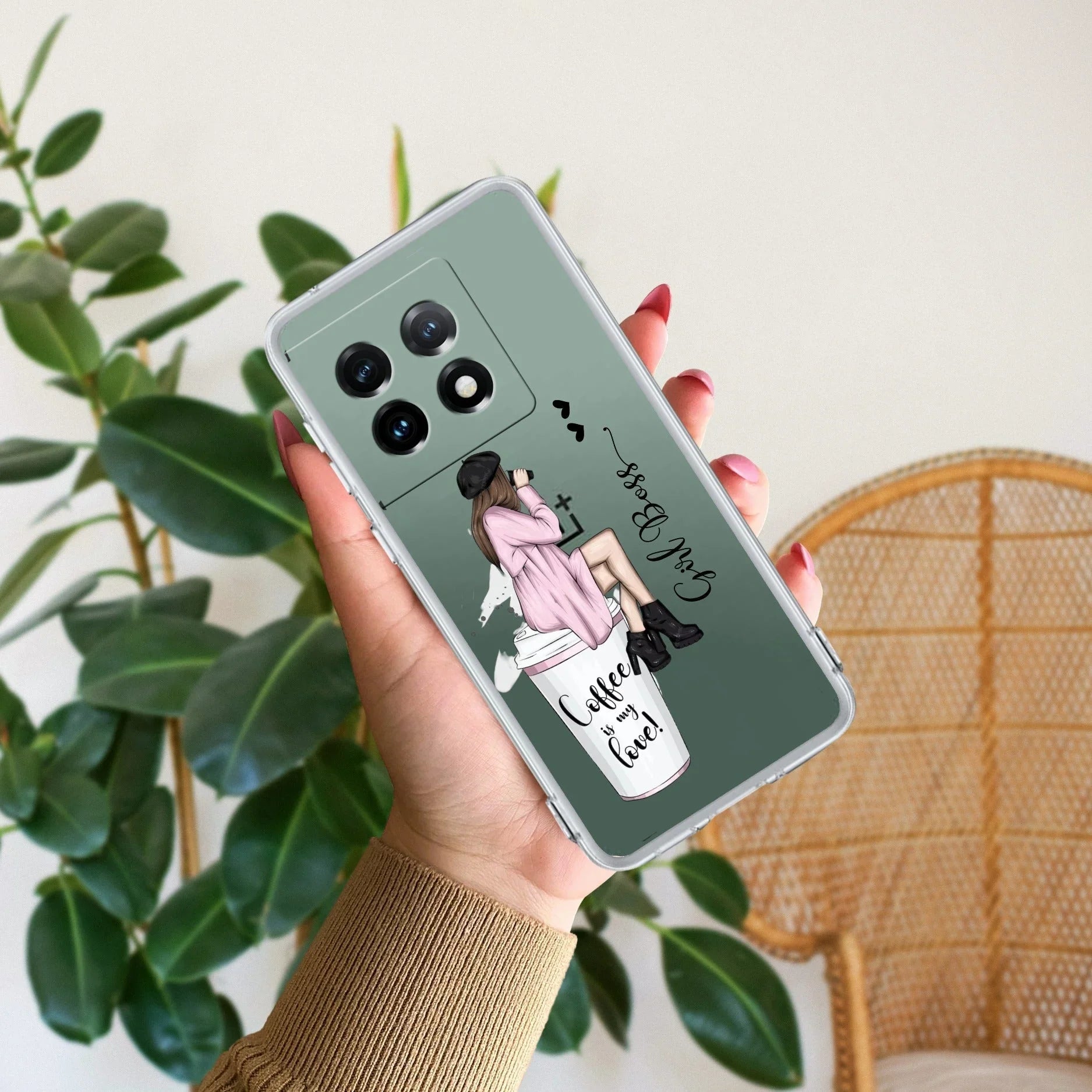 Coffee Lover Customize Transparent Silicon Case For OnePlus - ShopOnCliQ