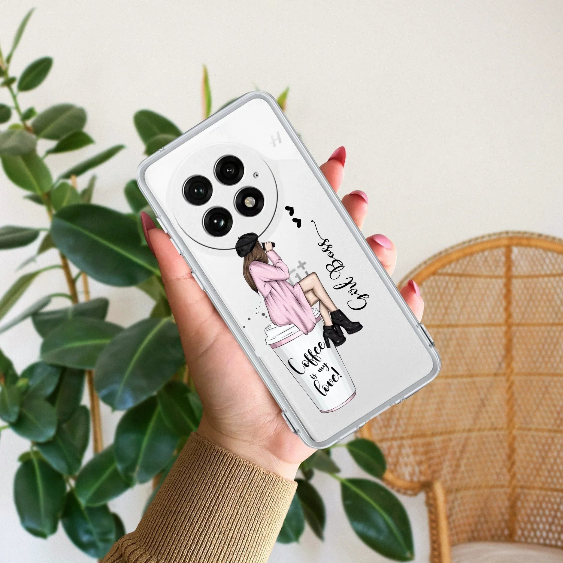 Coffee Lover Customize Transparent Silicon Case For OnePlus - ShopOnCliQ