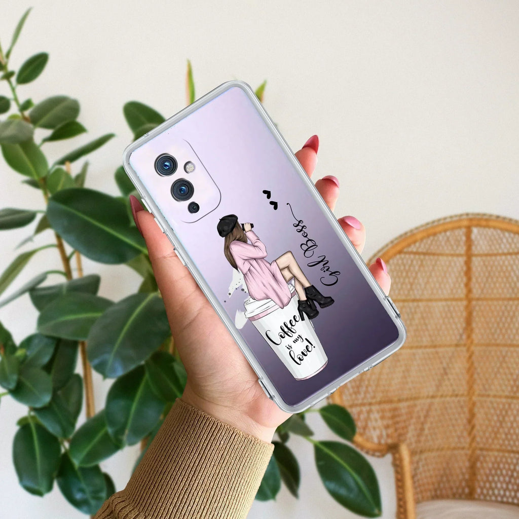 Coffee Lover Customize Anti Yellow Case For OnePlus 9