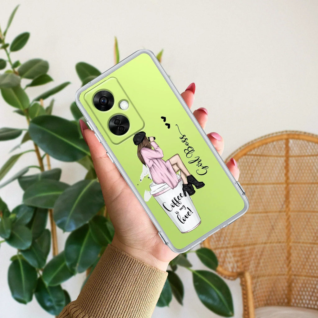 Coffee Lover Customize Transparent Silicon Case For OnePlus - ShopOnCliQ