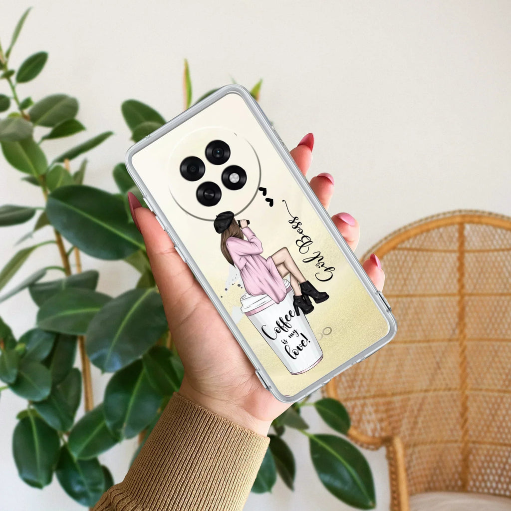 Coffee Lover Customize Anti Yellow Case For Oppo F31 Pro Plus 5G
