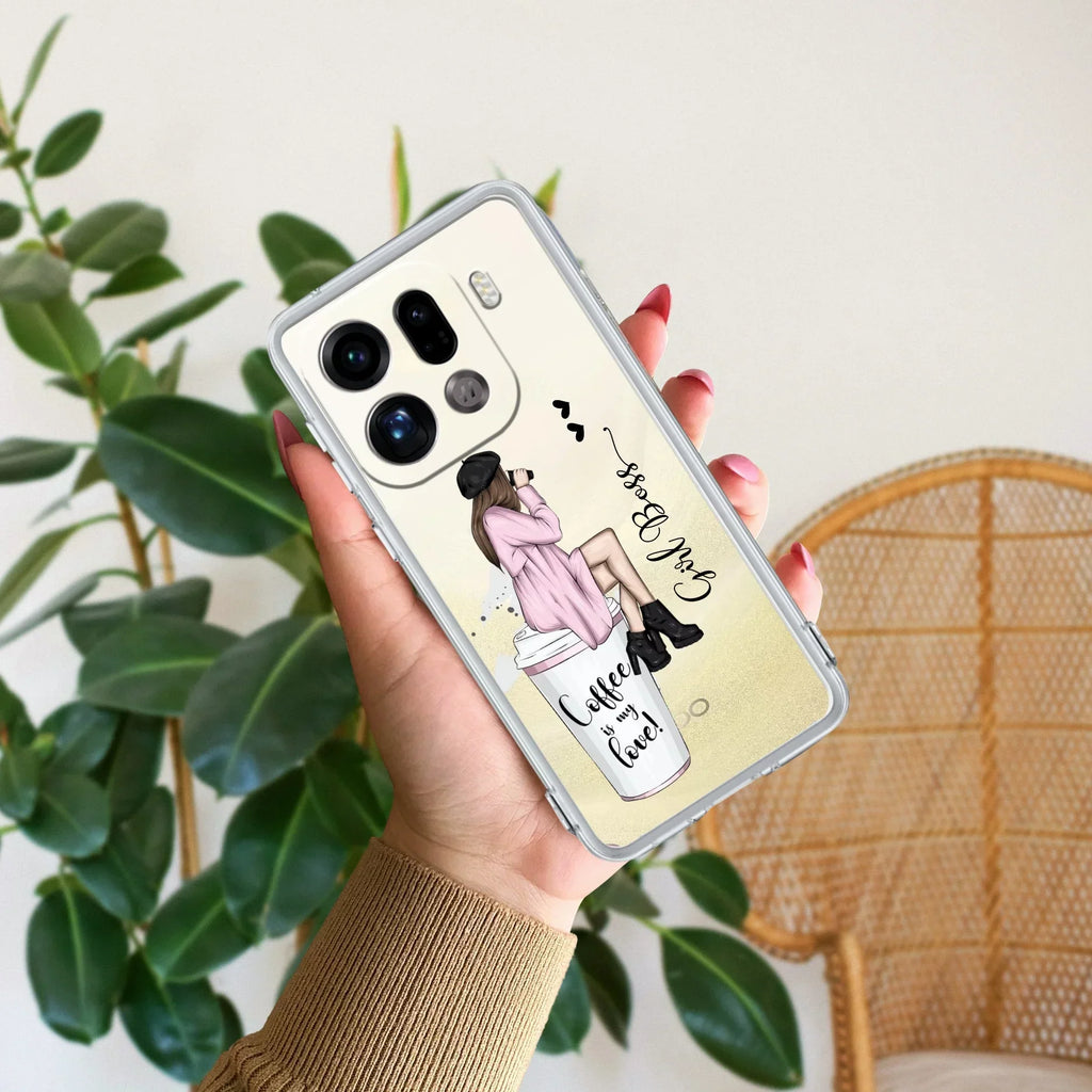 Coffee Lover Customize Anti Yellow Case For Oppo Find X9 Pro 5G