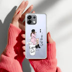 Coffee Lover Customize Transparent Silicon Case For Oppo Reno 12 5G