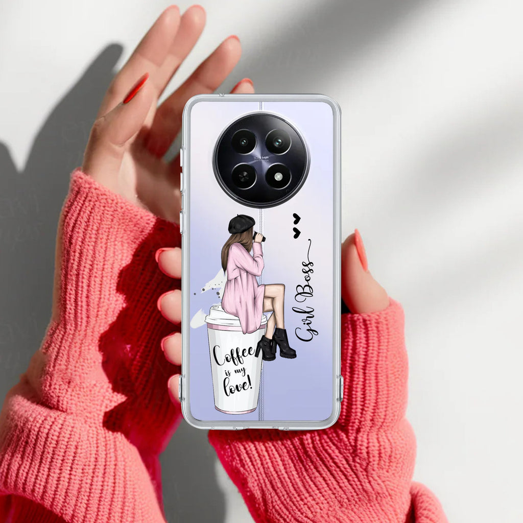Coffee Lover Customize Anti Yelllow Case For Realme Narzo N65 5G