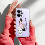 Coffee Lover Customize Anti Yelllow Case For Realme 14T 5G