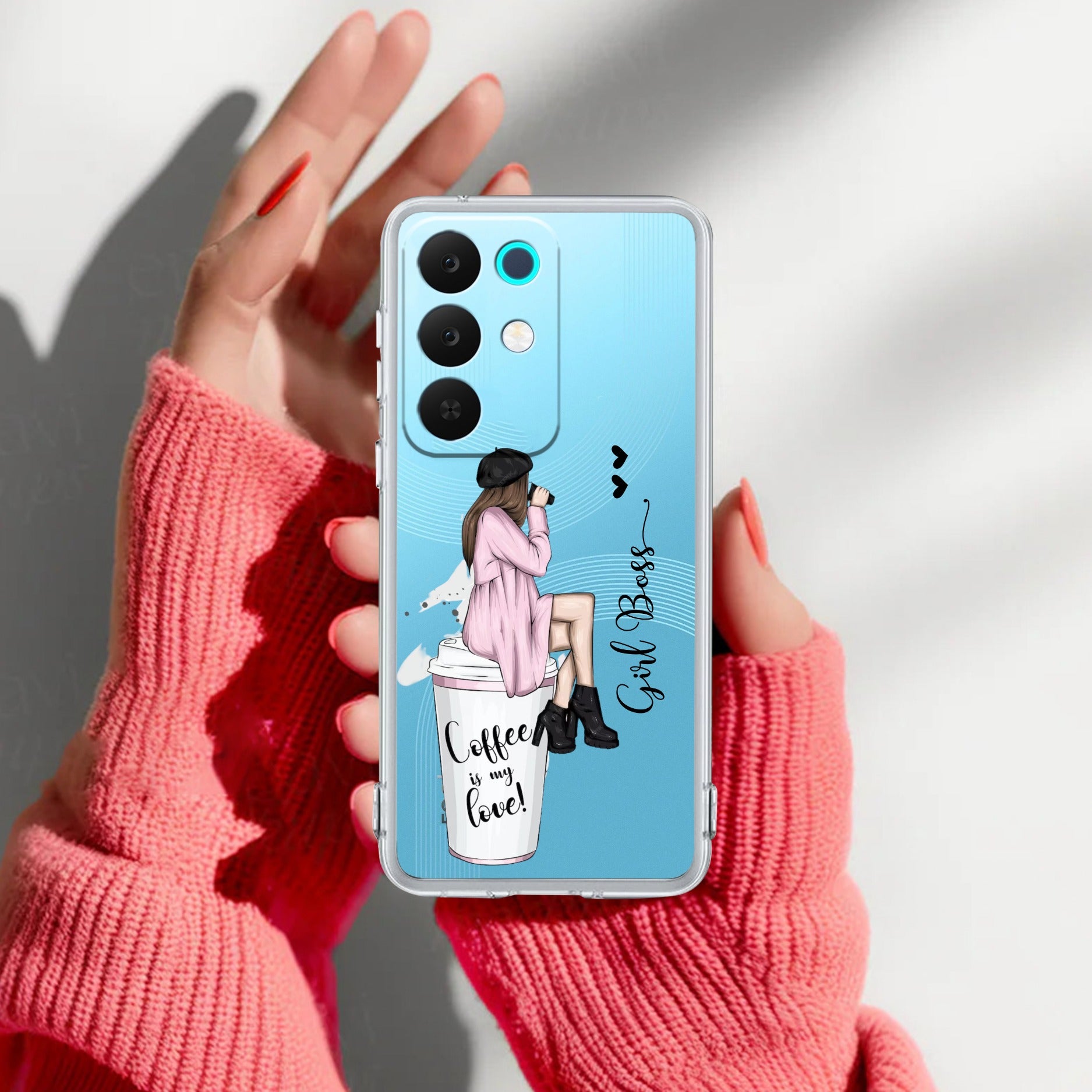 Coffee Lover Customize Anti Yelllow Case For Realme 15X 5G