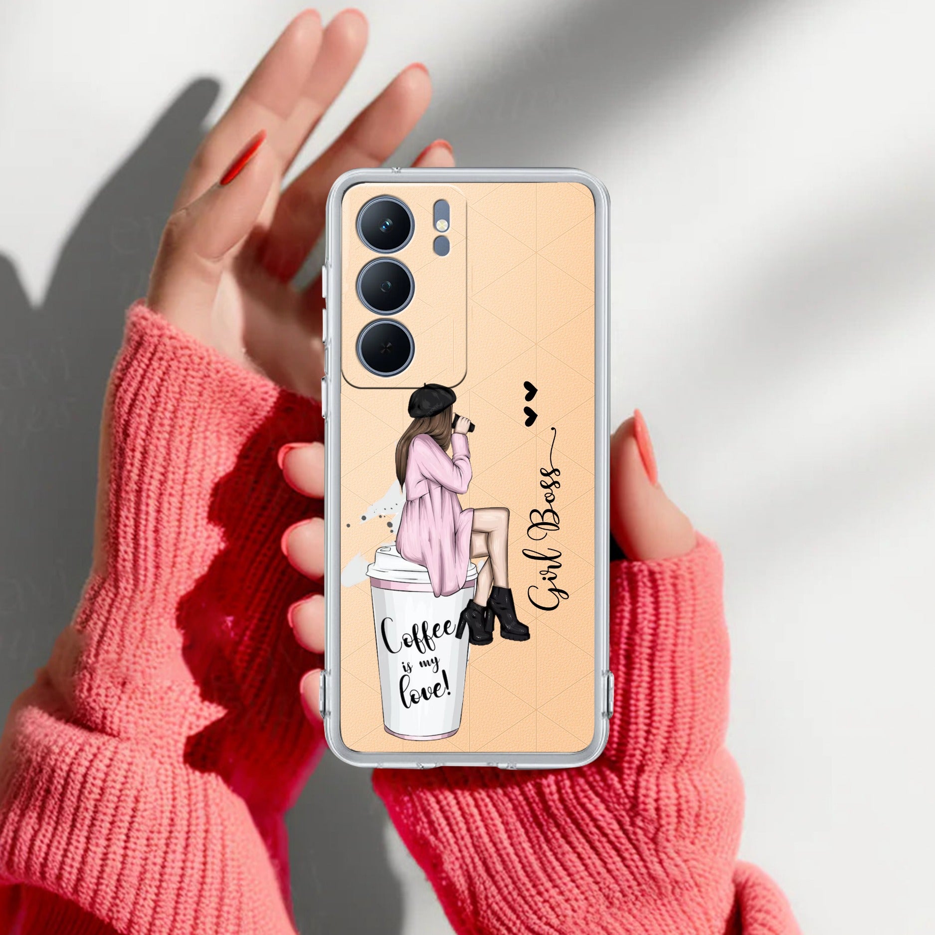 Coffee Lover Customize Anti Yelllow Case For Realme Narzo 80 Lite 5G
