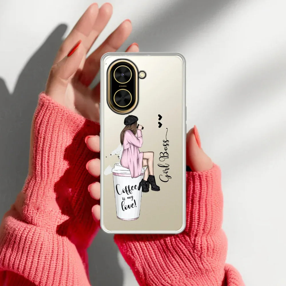 Marble Pink Customize Transparent Silicon Case For Poco - ShopOnCliQ