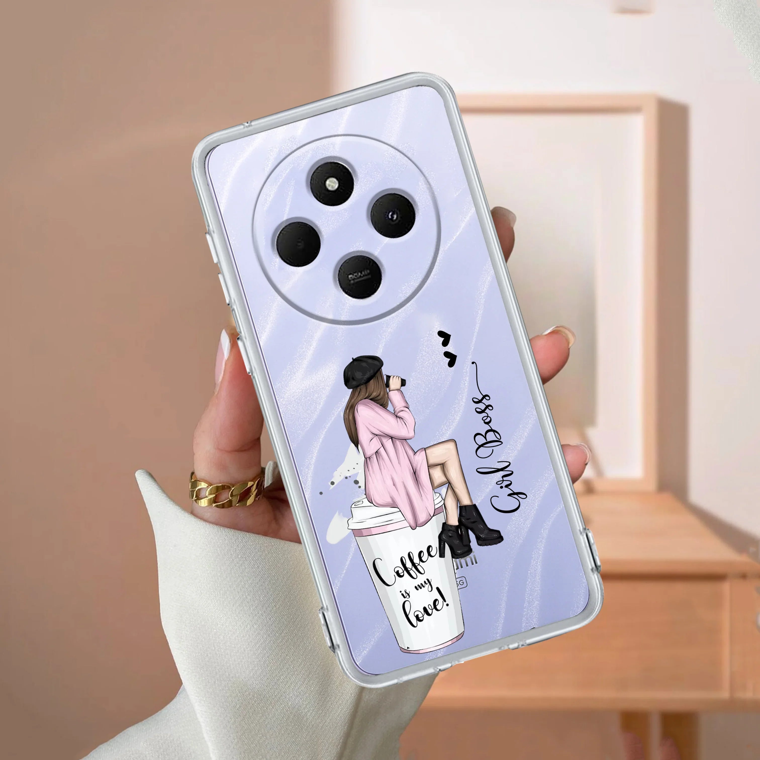 Coffee Lover Customize Transparent Silicon Case For Redmi/Xiaomi - ShopOnCliQ
