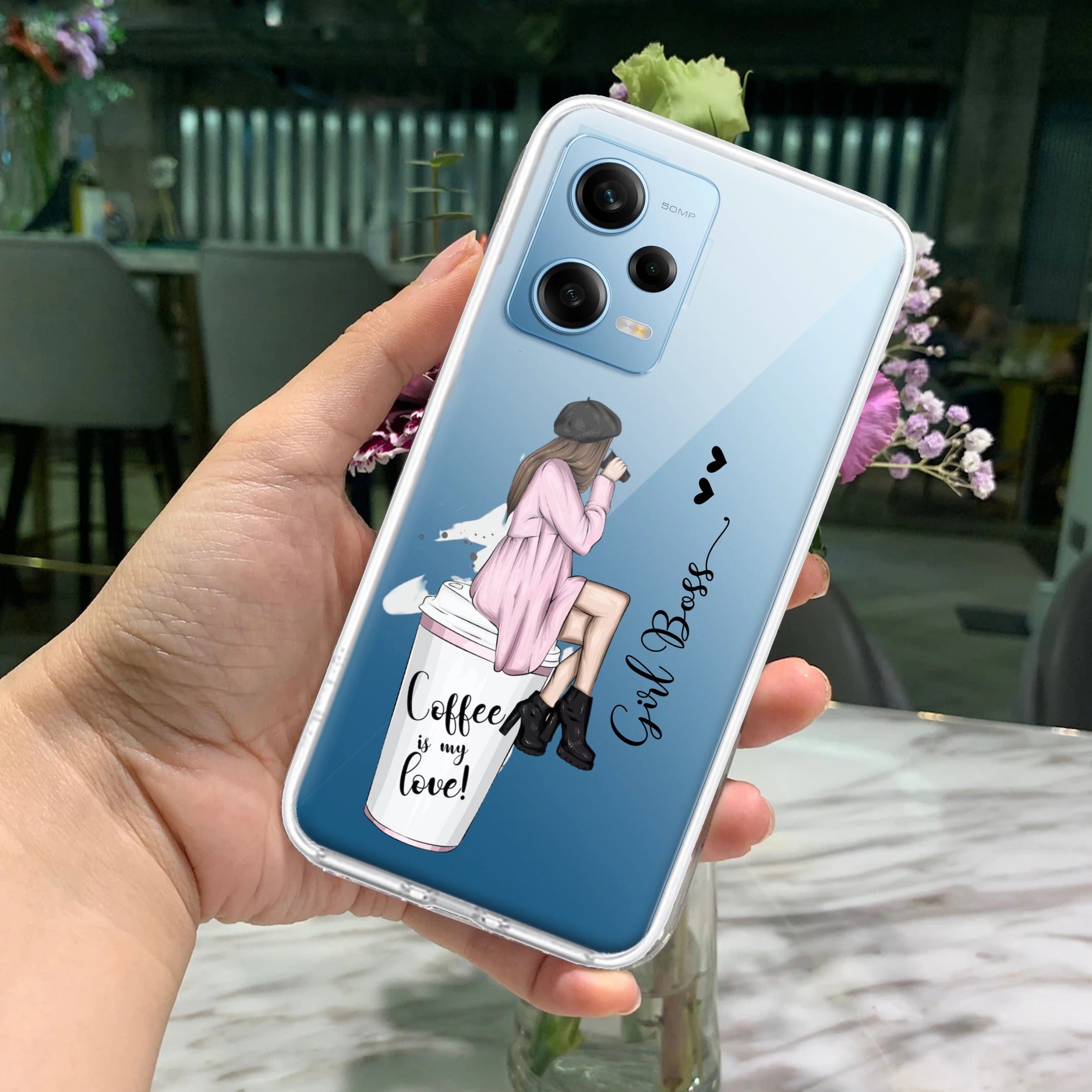 Coffee Lover Customize Transparent Silicon Case For Redmi/Xiaomi