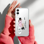Coffee Lover Customize Transparent Silicon Case For Samsung Galaxy S23 FE 5G