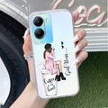 Coffee Lover Customize Transparent Silicon Case For Vivo T2x 5G