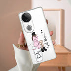 Coffee Lover Customize Transparent Silicon Case For Vivo V30e 5G