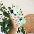 Coffee Lover Customize Transparent Silicon Case For Vivo V21 5G