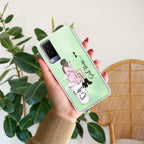 Coffee Lover Customize Transparent Silicon Case For Vivo V21e 5G