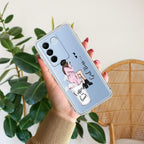 Coffee Lover Customize Transparent Silicon Case For Vivo V29E 5G
