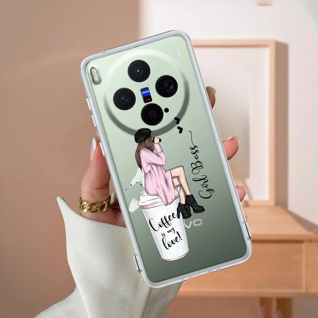 Coffee Lover Customize Anti Yellow Case For Vivo X300 5G