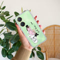 Coffee Lover Customize Transparent Silicon Case For Vivo Y27 4G