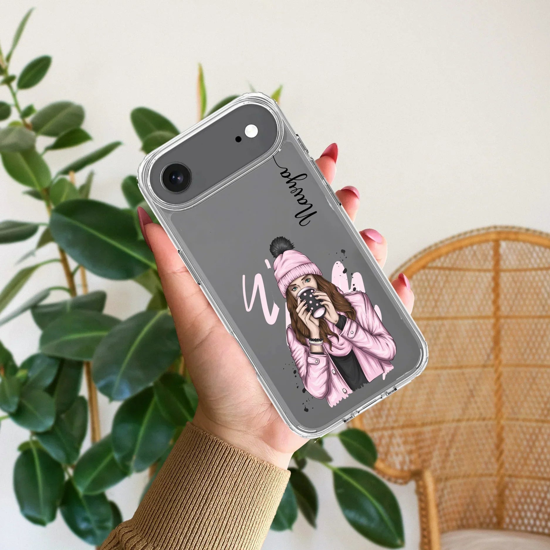 Coffee Time Customize Transparent Silicon Case For iPhone