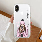 Coffee Time Customize Anti Yellow Clear Case For iPhone Xs Max