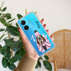 Coffee Time Customize Transparent Silicon Case For Vivo T1 44W