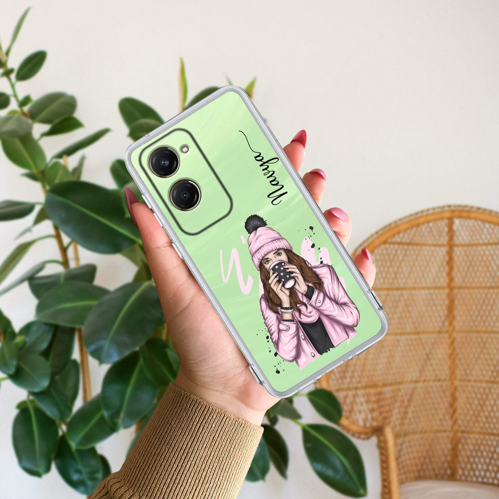 Coffee Time Customize Transparent Silicon Case For Vivo T3 Lite 5G