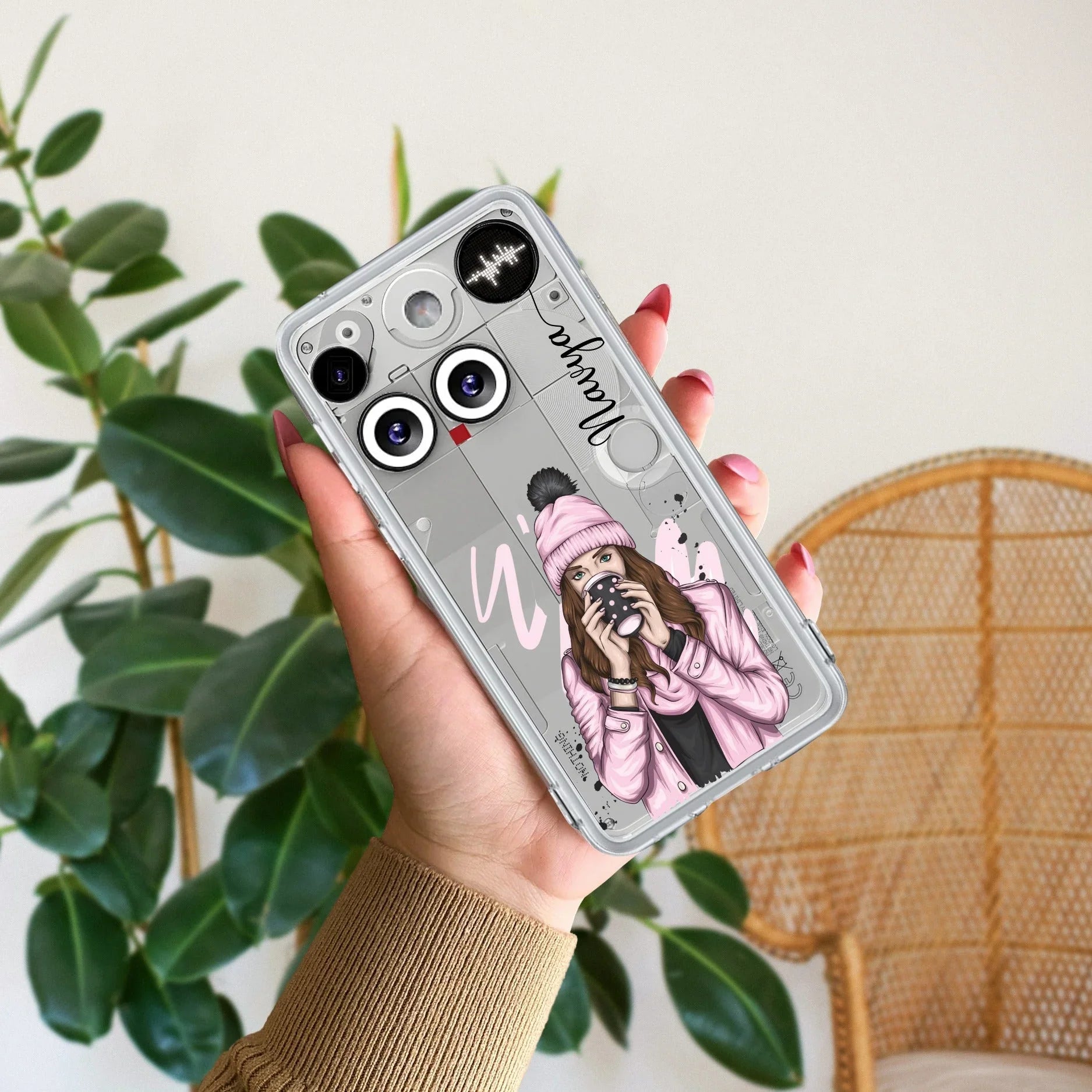 Coffee Time Customize Transparent Silicon Case For Nothing - ShopOnCliQ