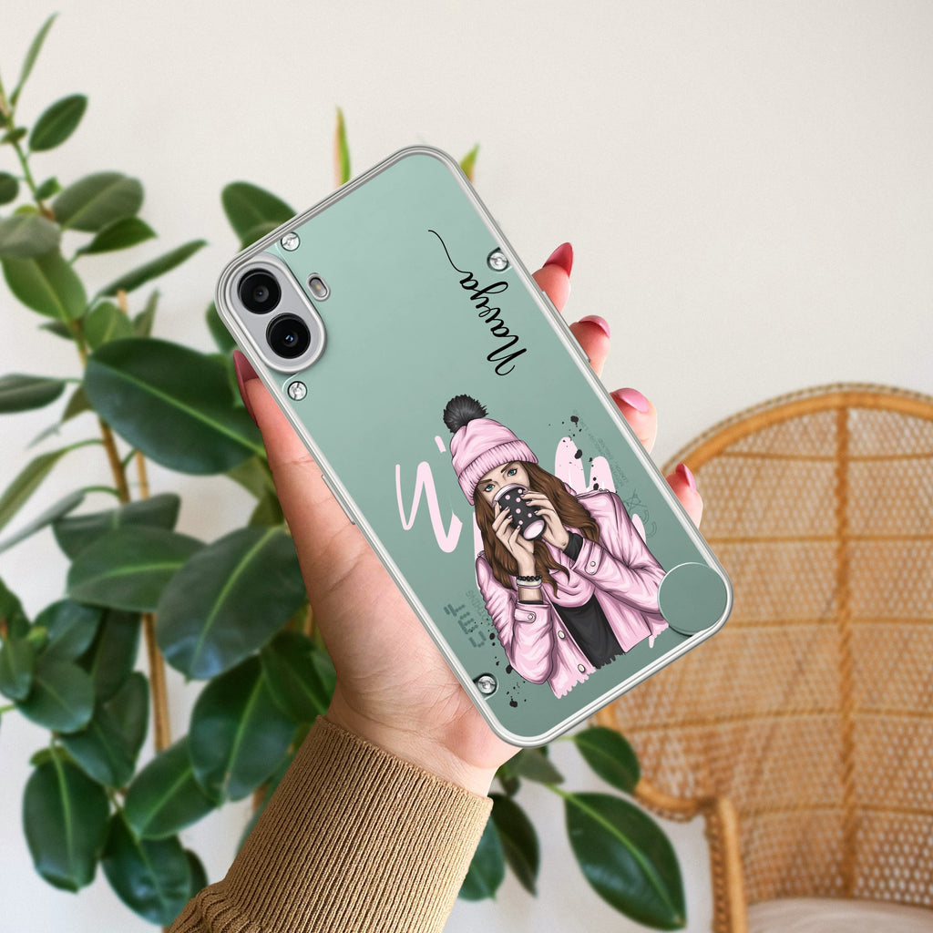 Coffee Time Customize Anti Yellow Case For CMF Nothing Phone 1 5G