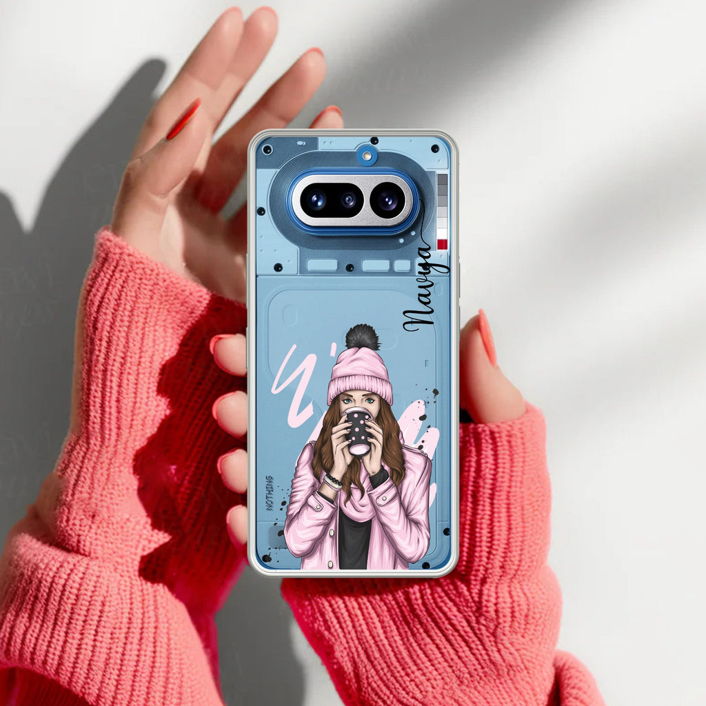 Coffee Time Customize Anti Yellow Case For Nothing Phone 4A 5G