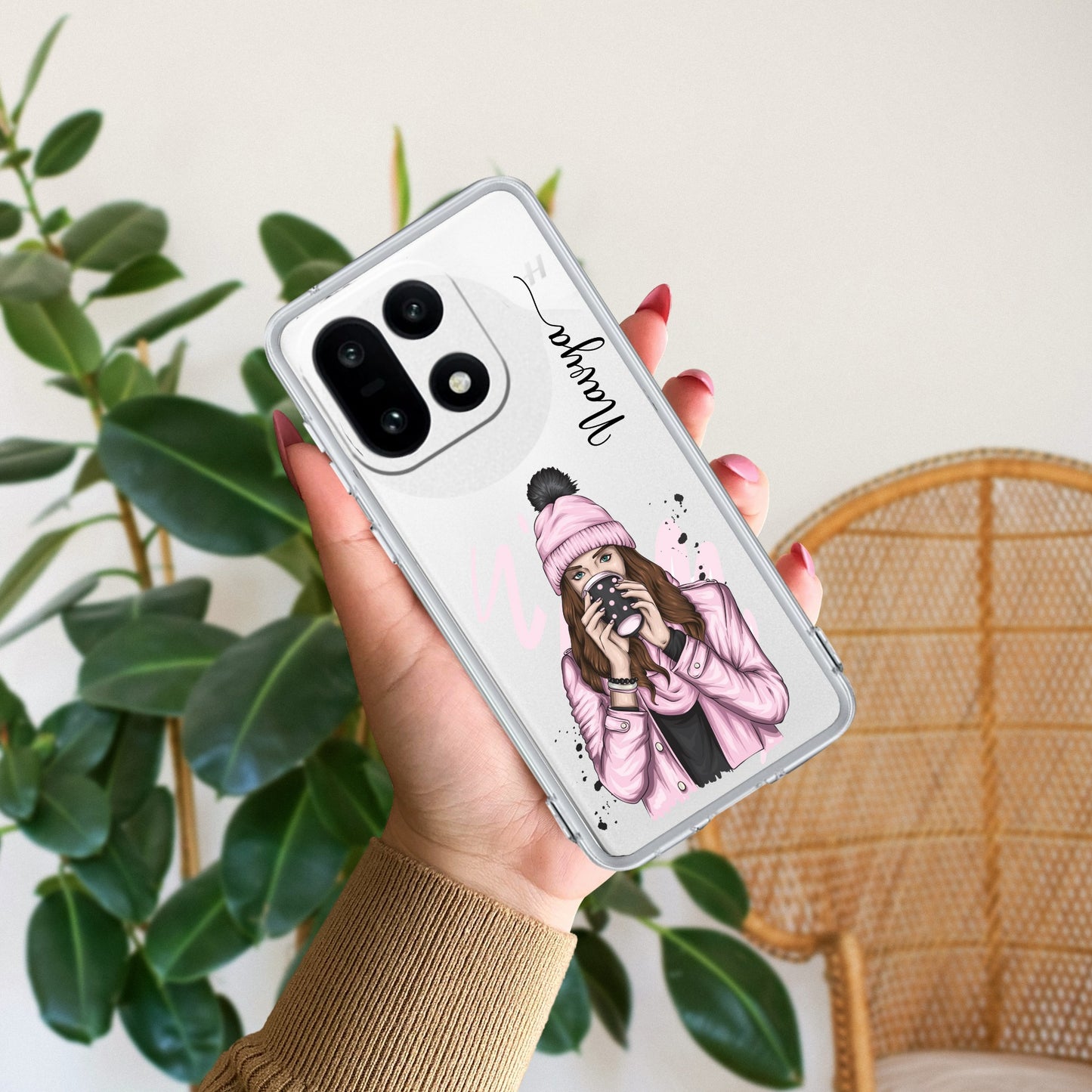 Coffee Time Customize Transparent Silicon Case For OnePlus