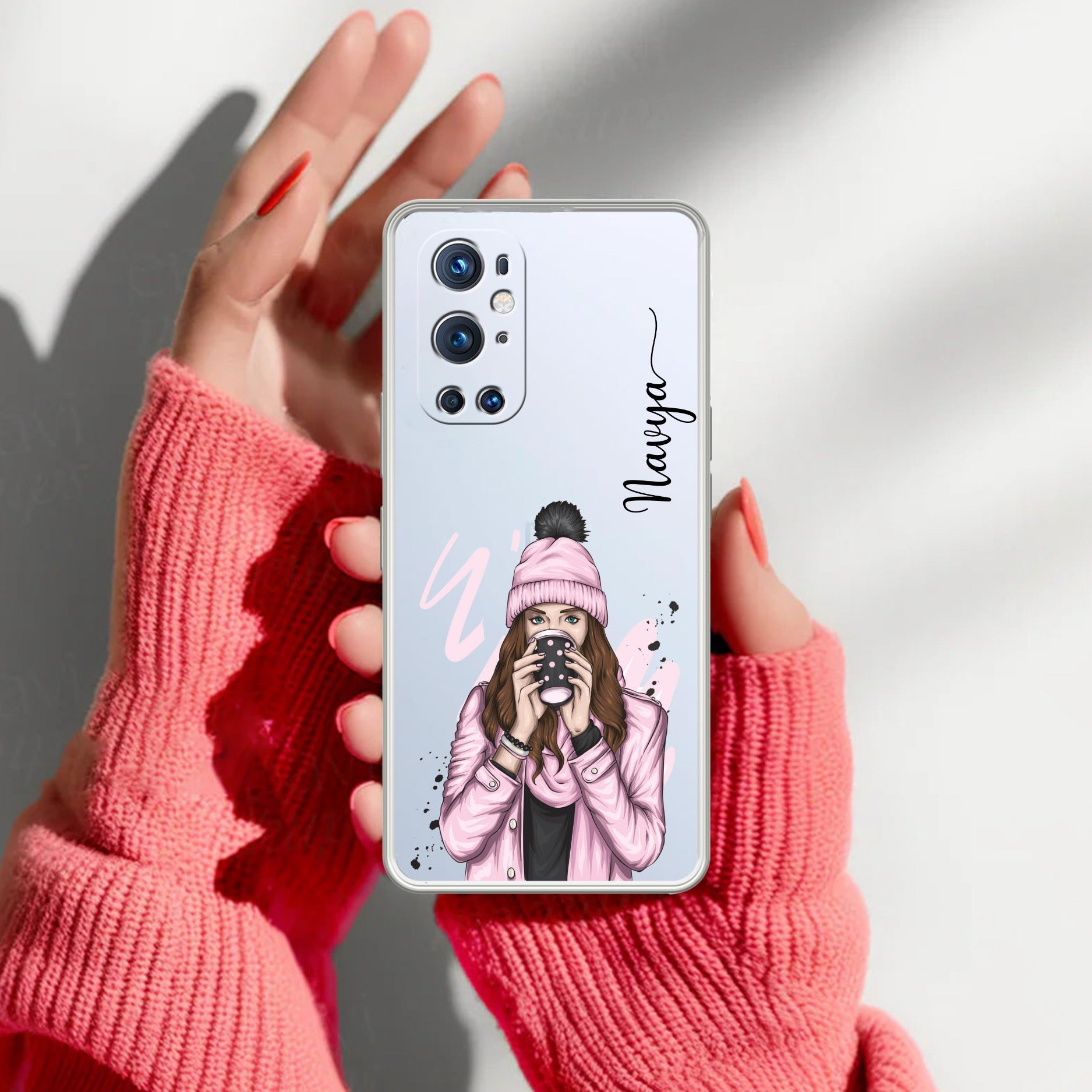 Coffee Time Customize Transparent Silicon Case For OnePlus