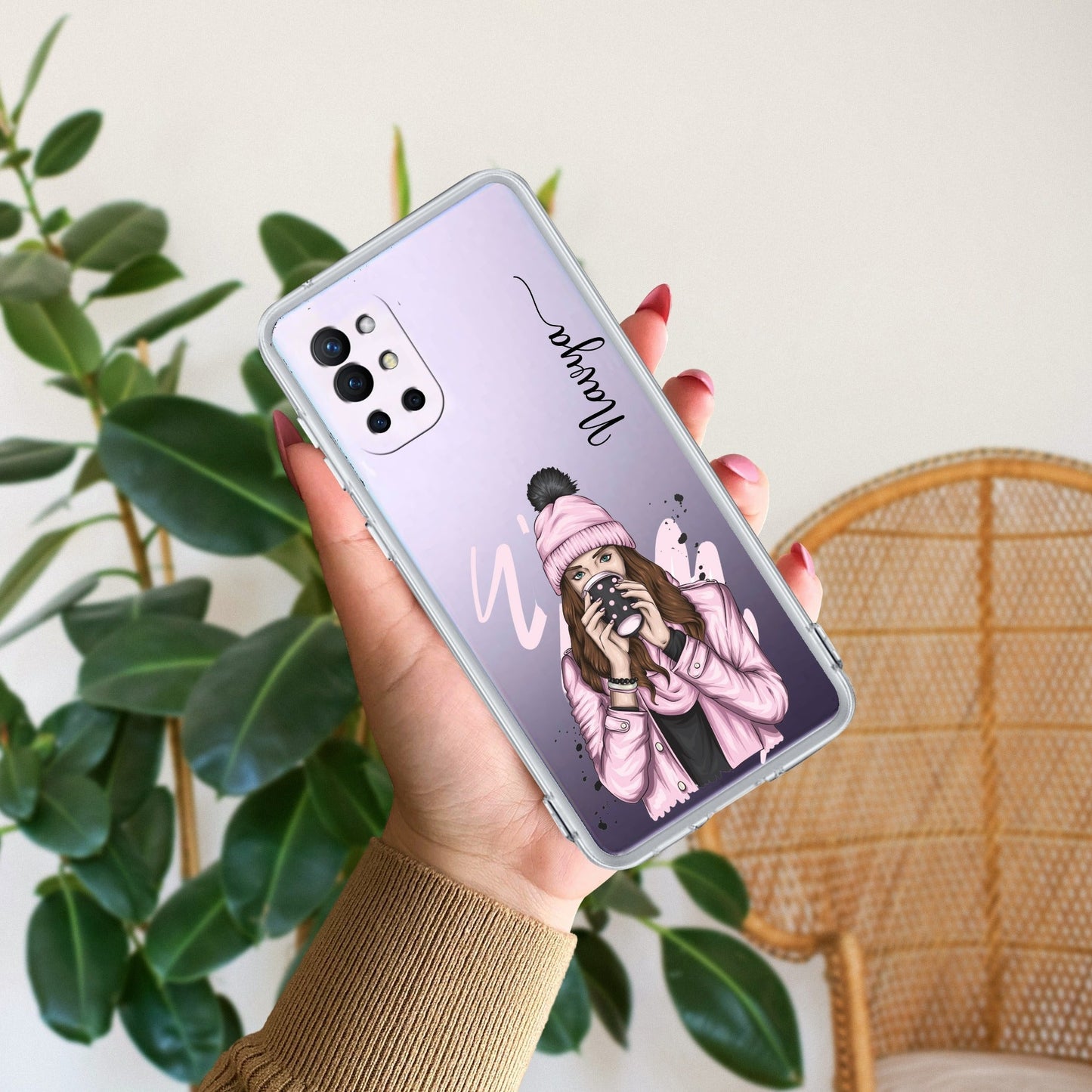 Coffee Time Customize Transparent Silicon Case For OnePlus