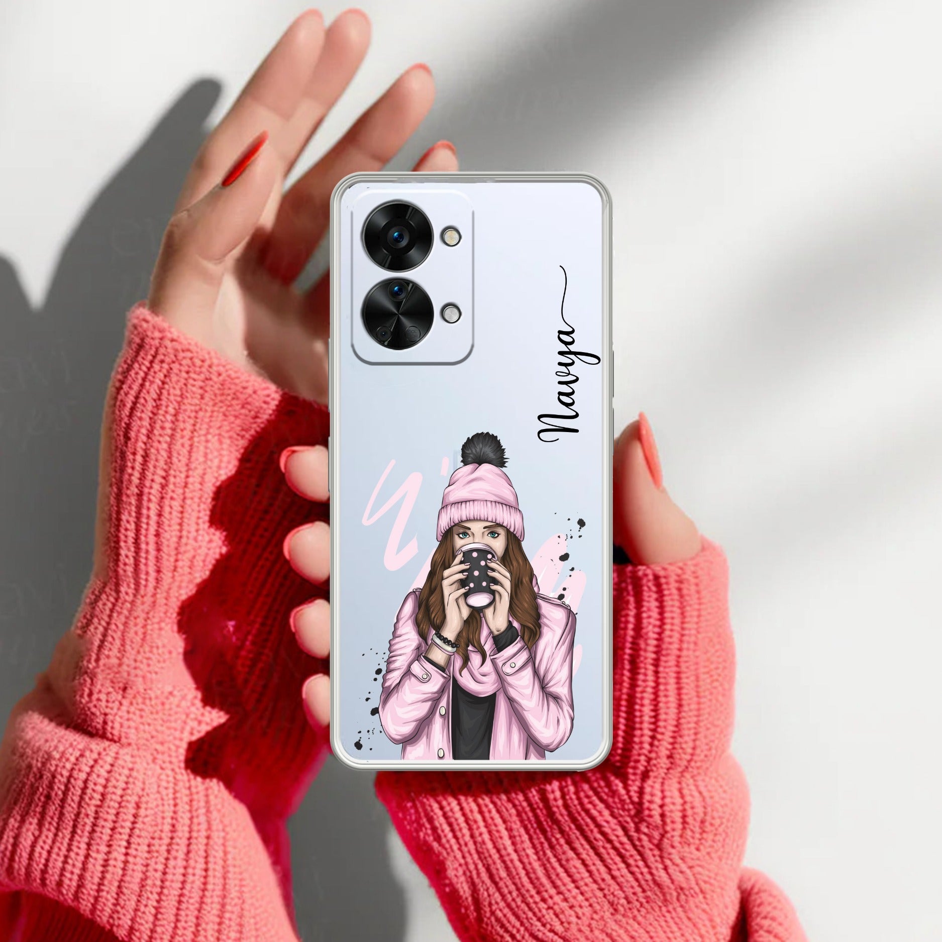 Coffee Time Customize Transparent Silicon Case For OnePlus Nord 6 5G
