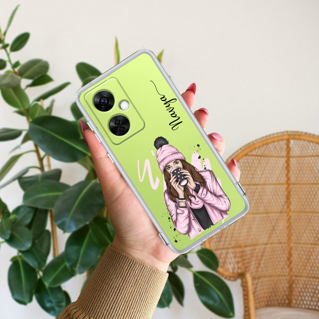 Coffee Time Customize Transparent Silicon Case For OnePlus Nord CE 3 Lite 5G