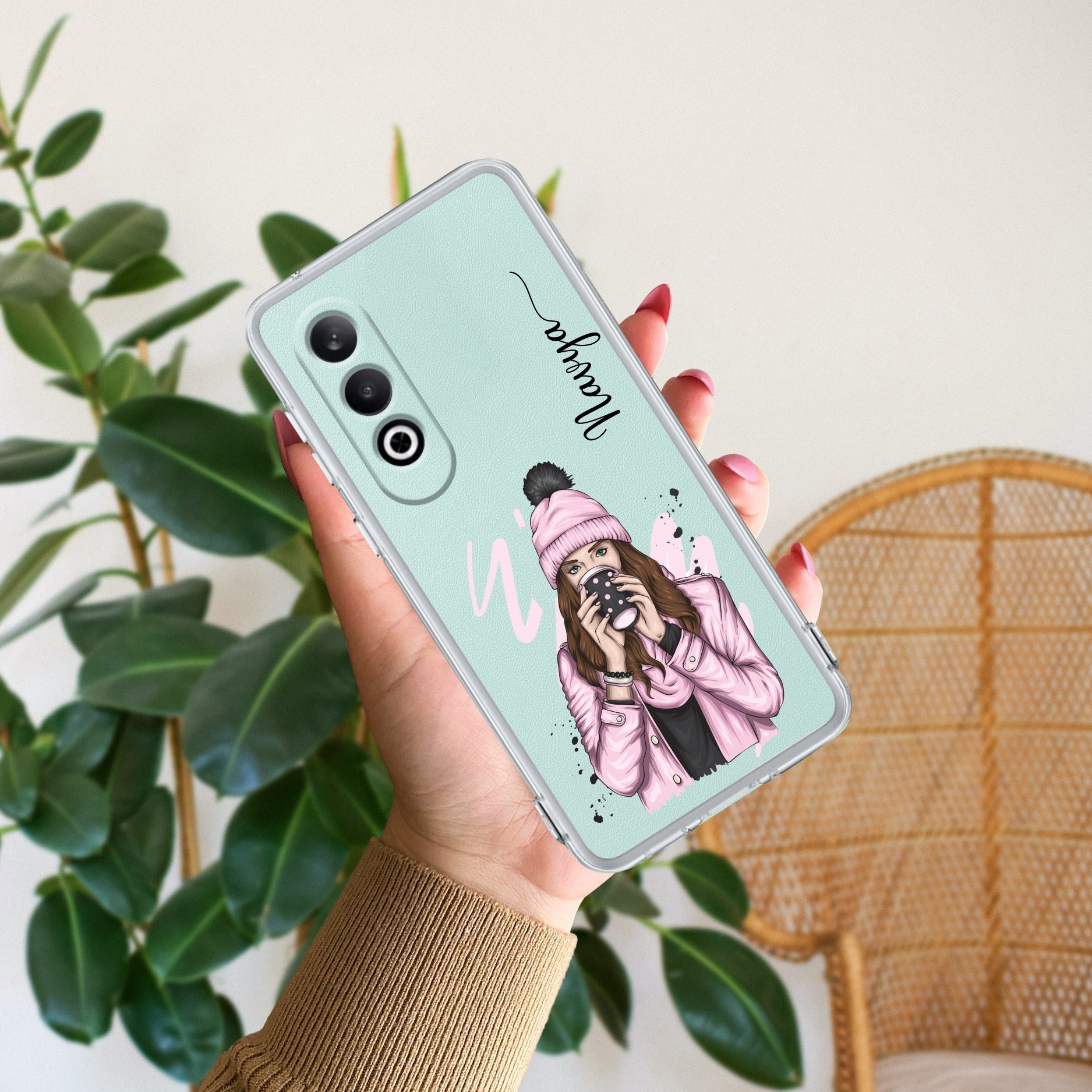Coffee Time Customize Transparent Silicon Case For OnePlus