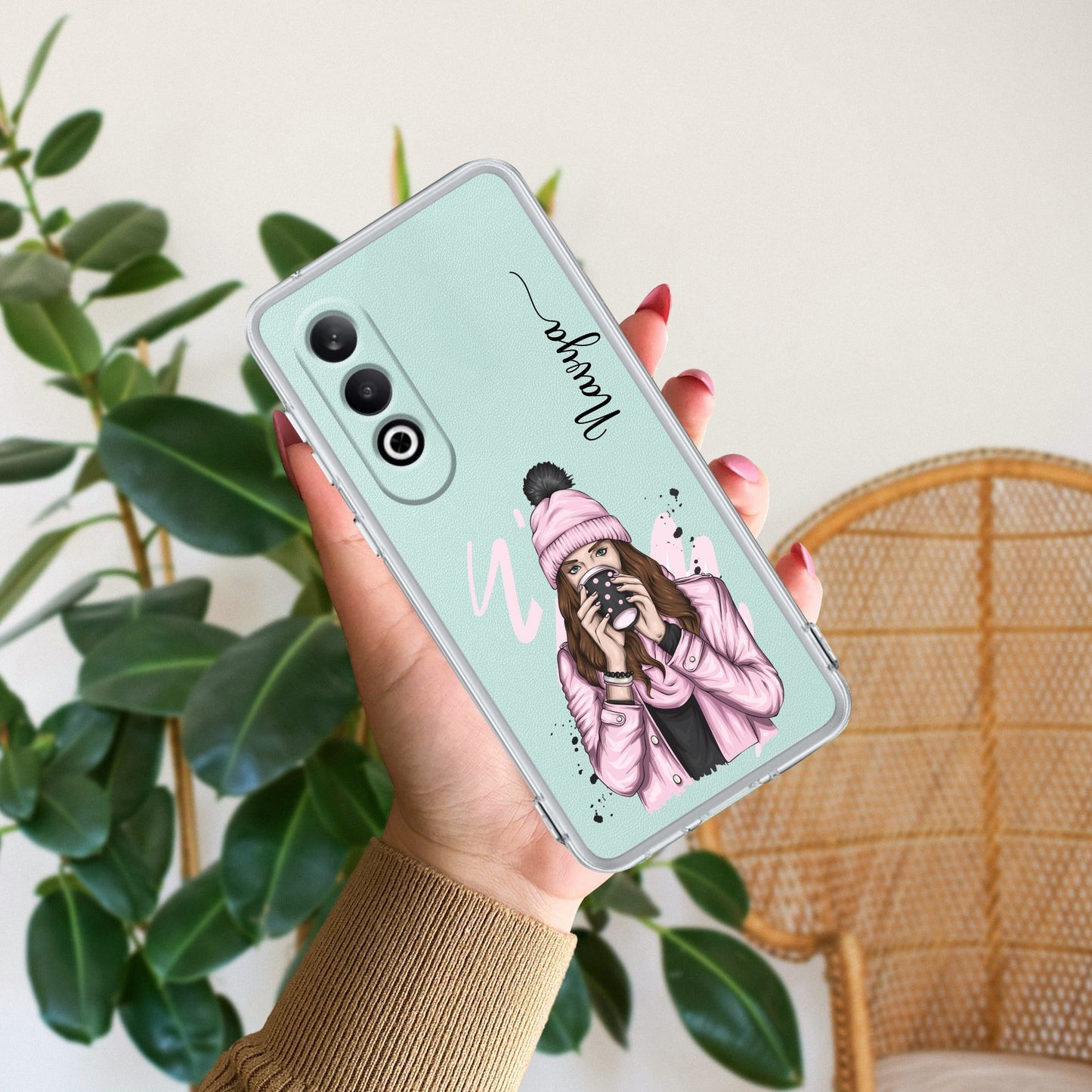 Coffee Time Customize Transparent Silicon Case For OnePlus