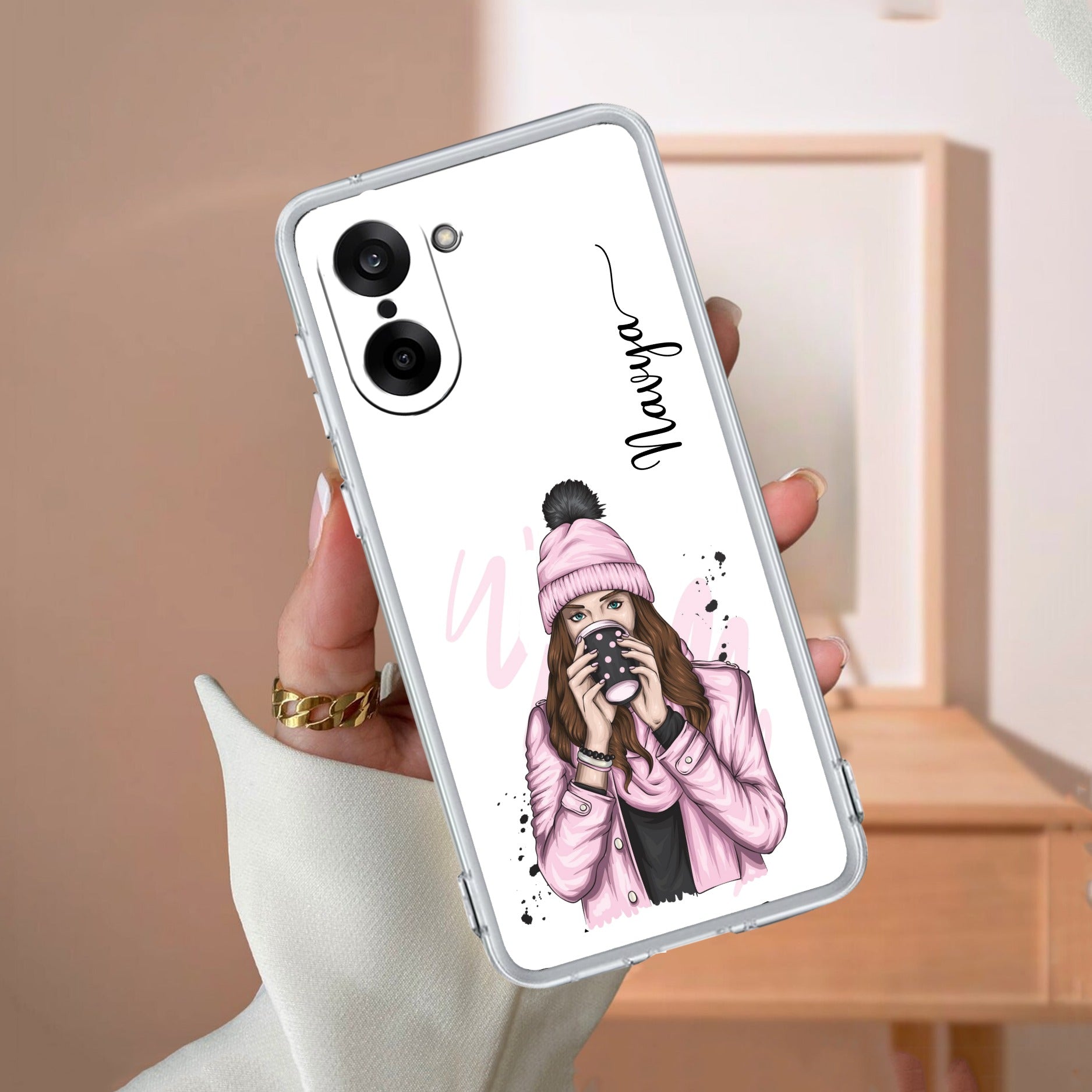 Coffee Time Customize Transparent Silicon Case For OnePlus
