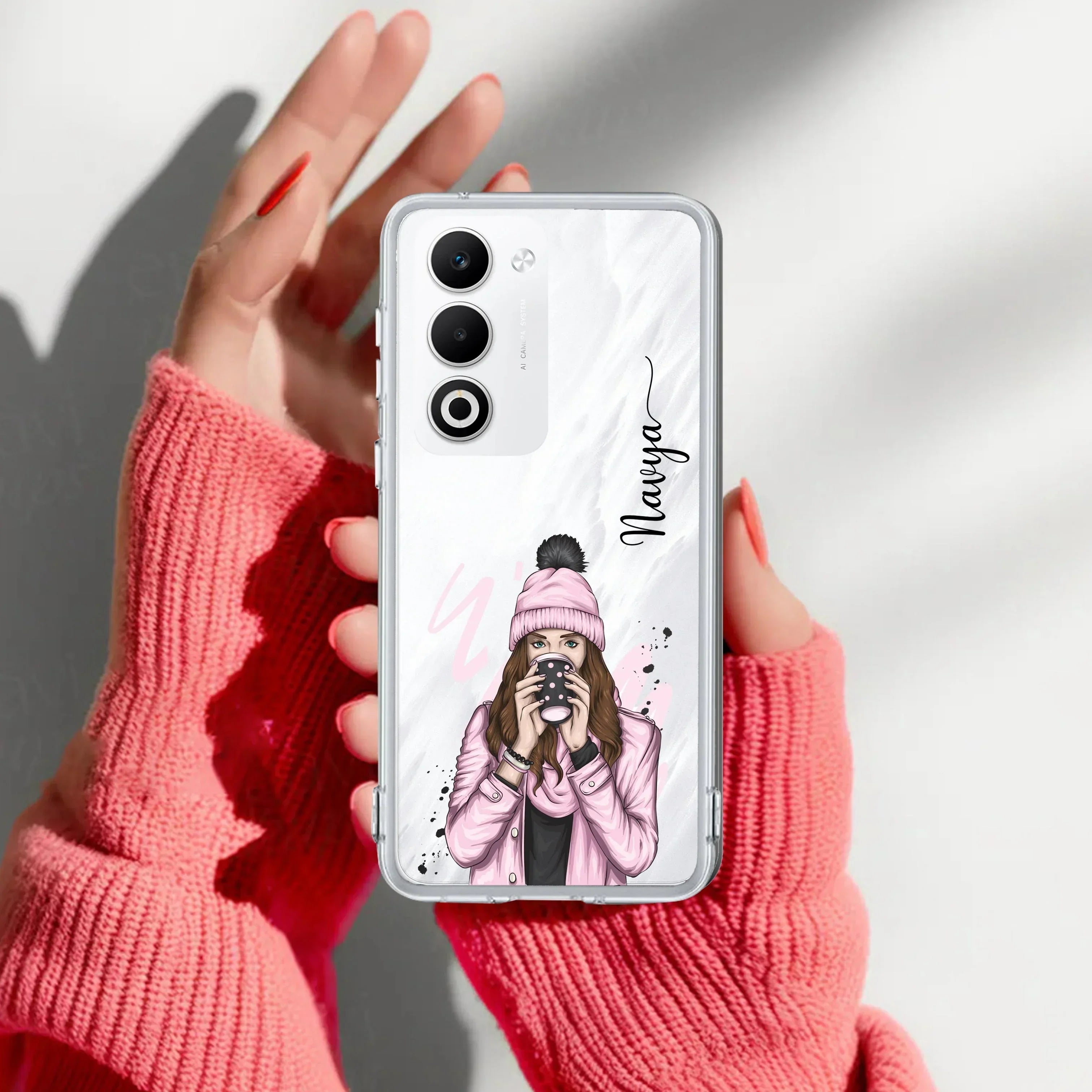 Coffee Time Customize Anti Yellow Case For Oppo A5 5G
