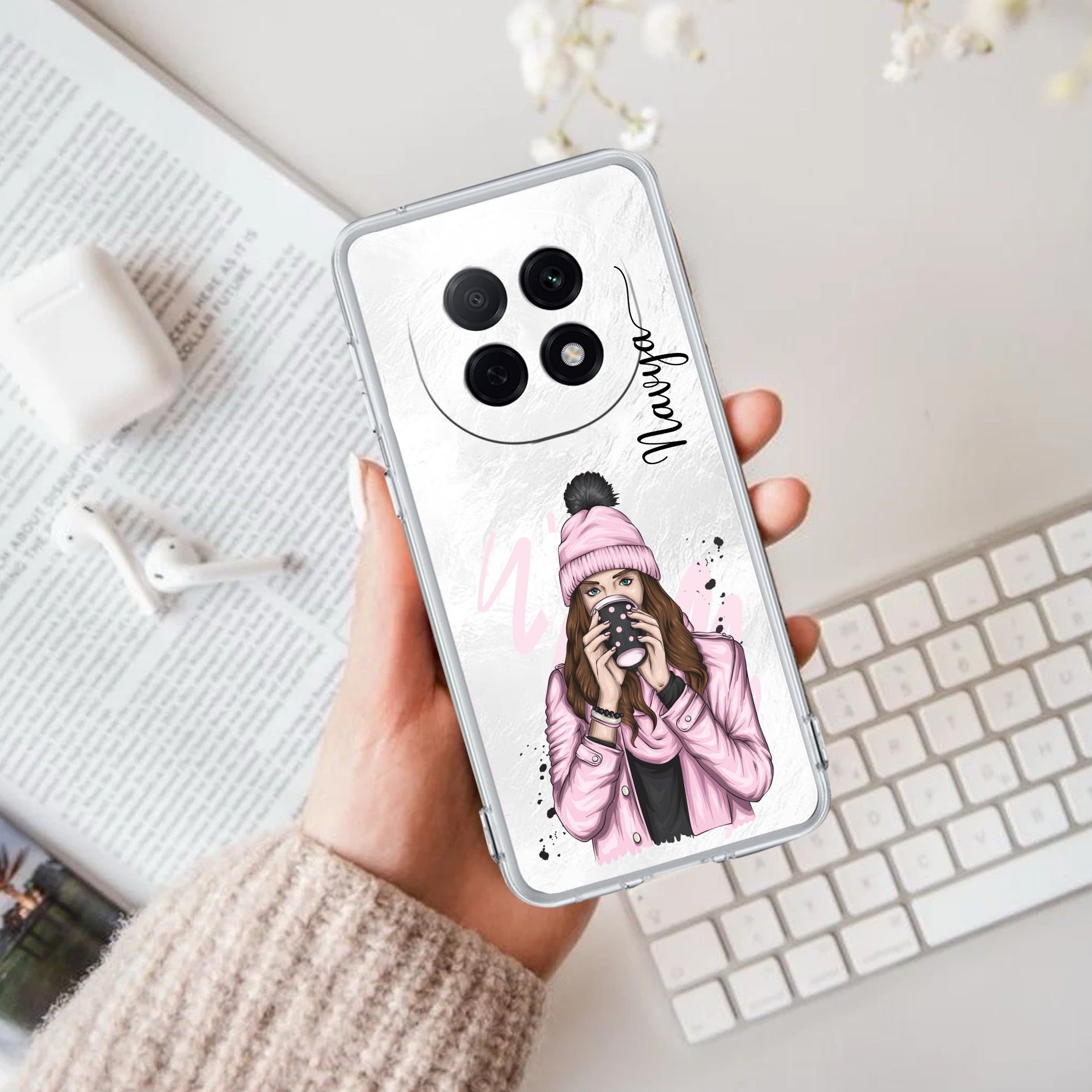 Coffee Time Customize Anti Yellow Case For Oppo F29 Pro 5G