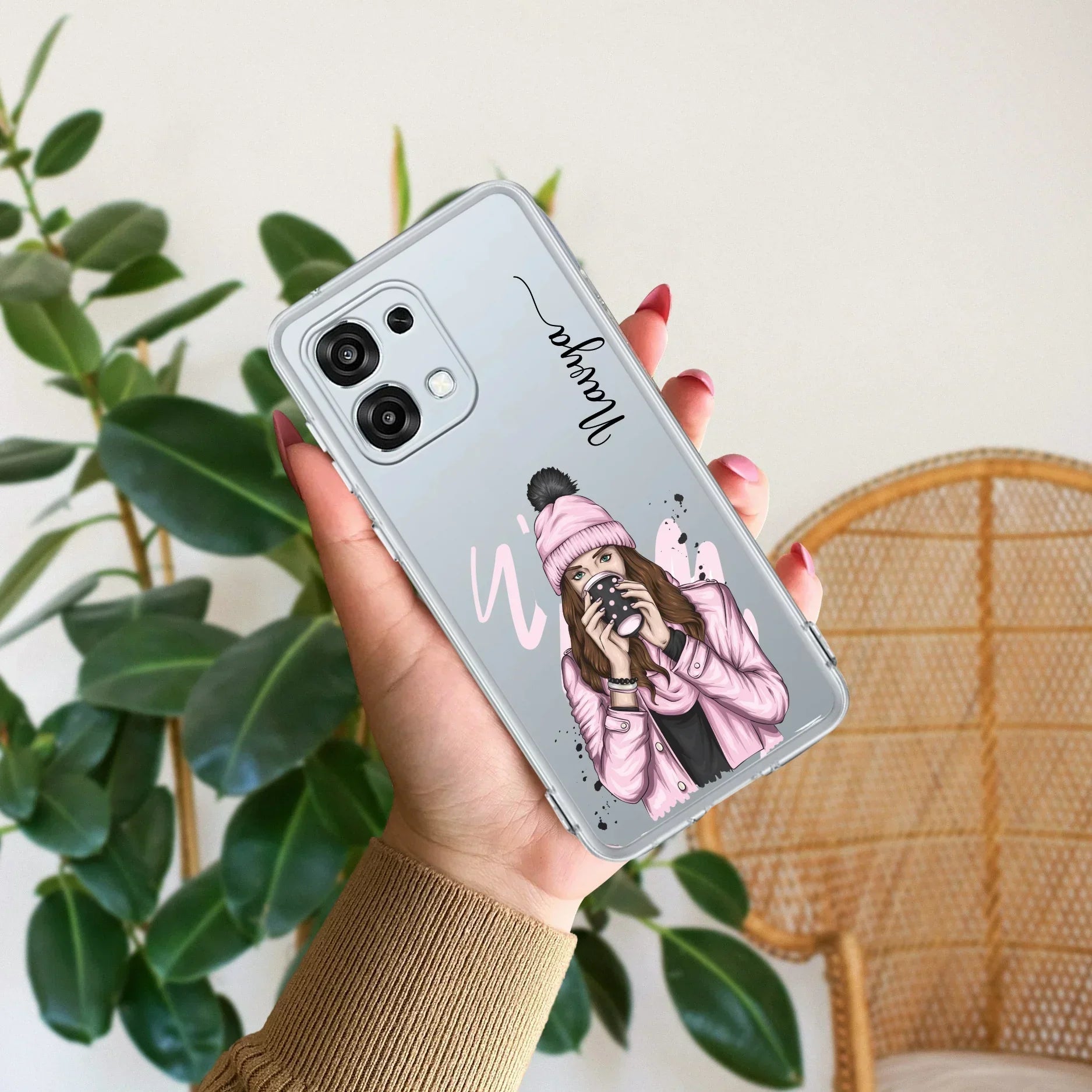 Coffee Time Customize Anti Yellow Case For Oppo F31 5G