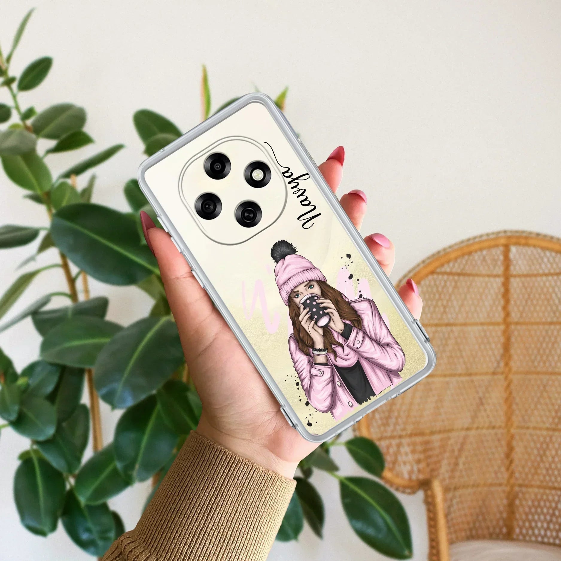 Coffee Time Customize Anti Yellow Case For Oppo F31 Pro 5G